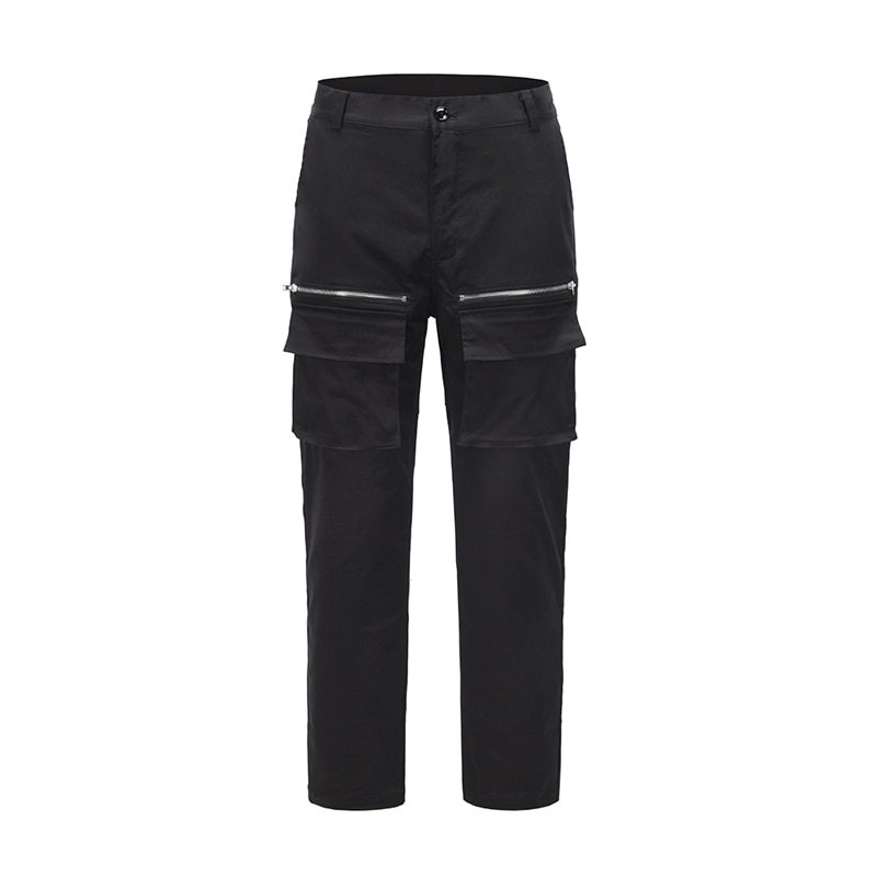 Mens Fashion Pants With Rubber Sole, Elastic Bottom, Side Zipper, And Beam  Foot Design Wholesale Casual Overalls And Irregular Black Tapered Trousers  From Rebecco, $19.18